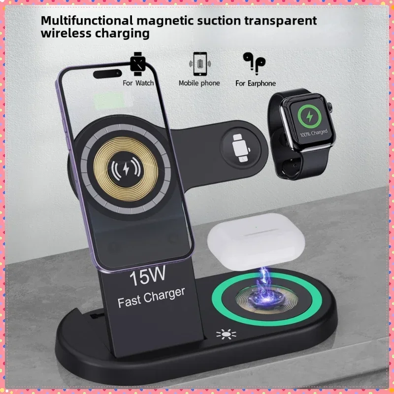 Watch 7 Smartwatch Iphone - Carregador sem fio rápido de 15W,