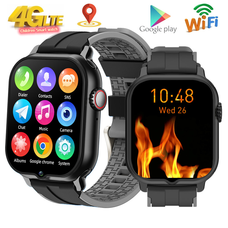 Smartwatch Watches For Kid Boy With Alarm - Smartwatch para crianças, Android 9.0, 4G,