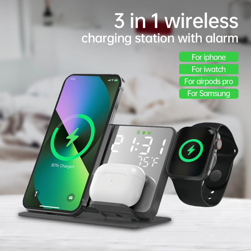 Watch 7 Smartwatch Iphone - 3 em 1 carregador sem fio