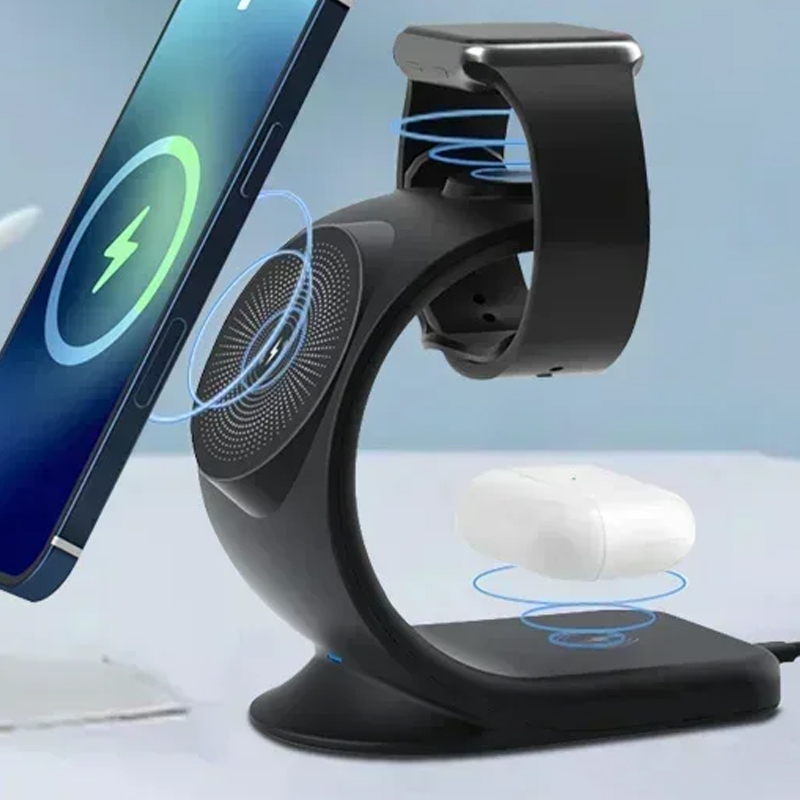 Watch 7 Smartwatch Iphone - Carregador magnético sem fio 3 em