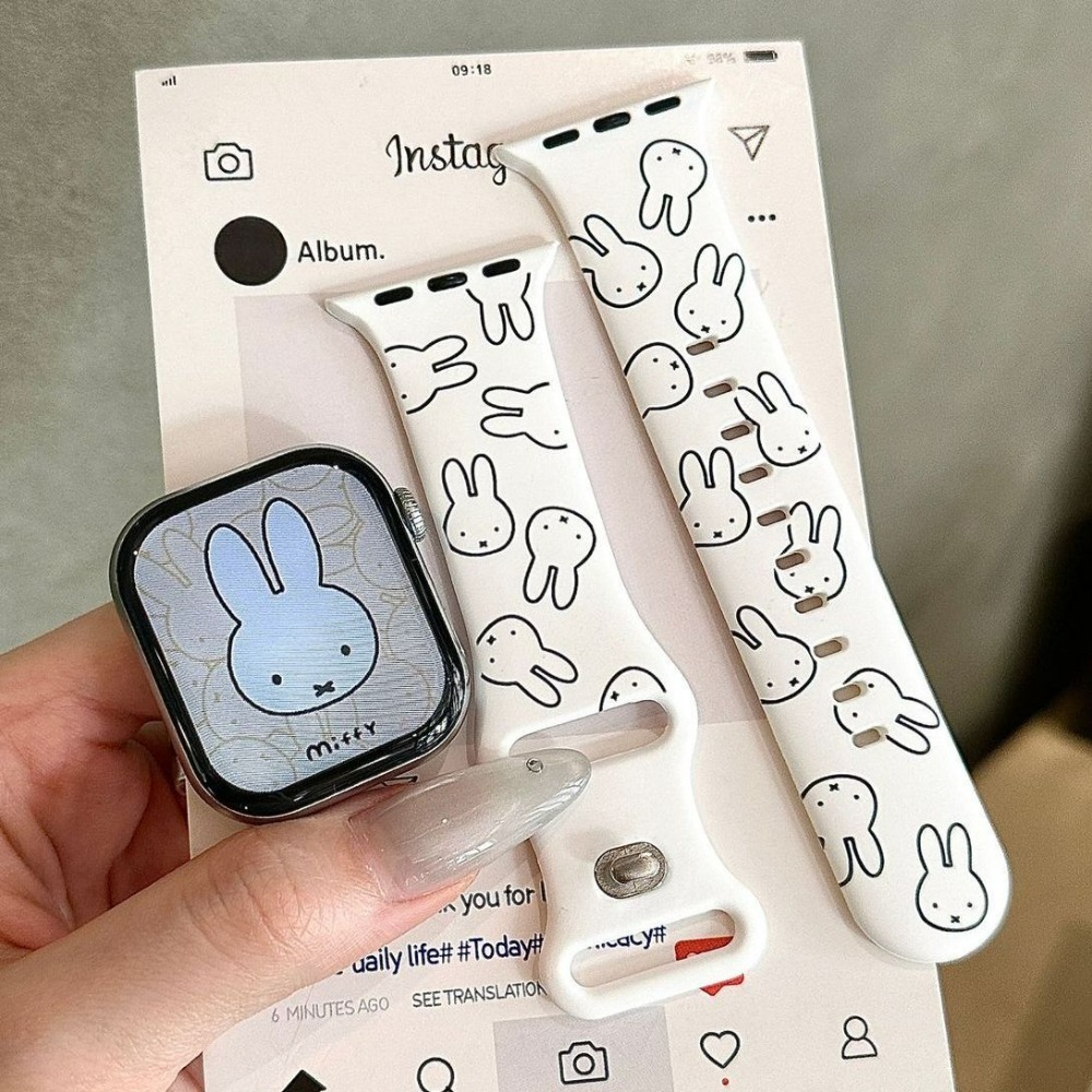 Apple Watch Band - Pulseira de Relógio de Coelho Miffy