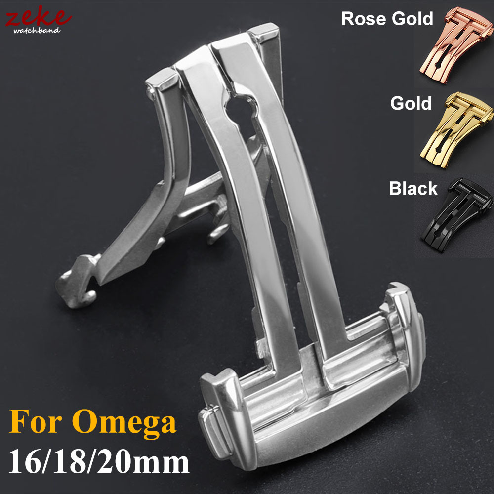 Watches Omega - Fecho de implantação de aço inoxidável