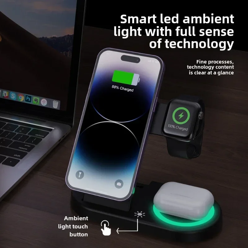 Carregador sem fio rápido de 1 - Watch 7 Smartwatch Iphone avaliação e preço