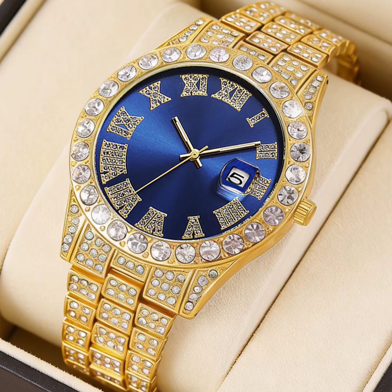 Conjunto de 5 Peças de Relógio - Smartwatch Premium Watches For Men avaliação e preço