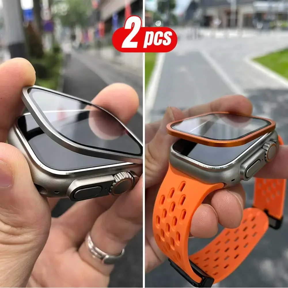 Moldura de metal de titânio pa - Apple Watch Band avaliação e preço