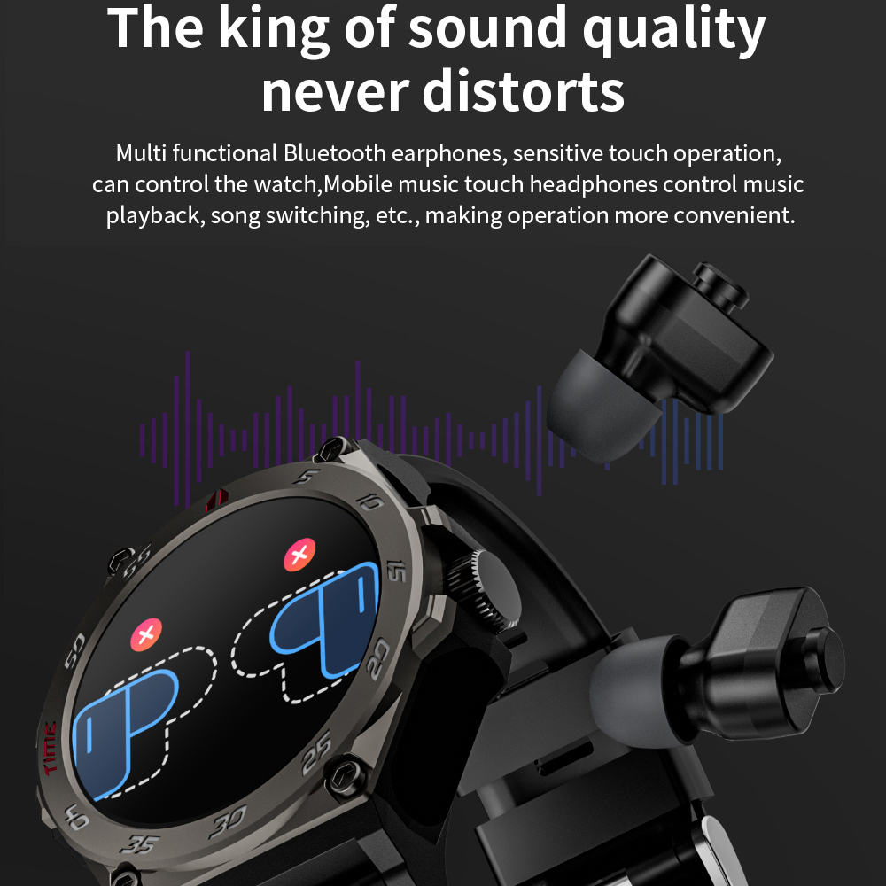 Fone de ouvido com redução de  - Smartwatch Noise Watches For Men avaliação e preço