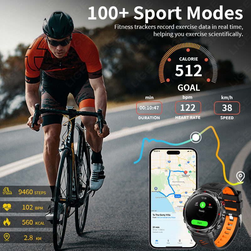 Lige novo relógio inteligente  - Smartwatch Premium Watches For Men avaliação e preço
