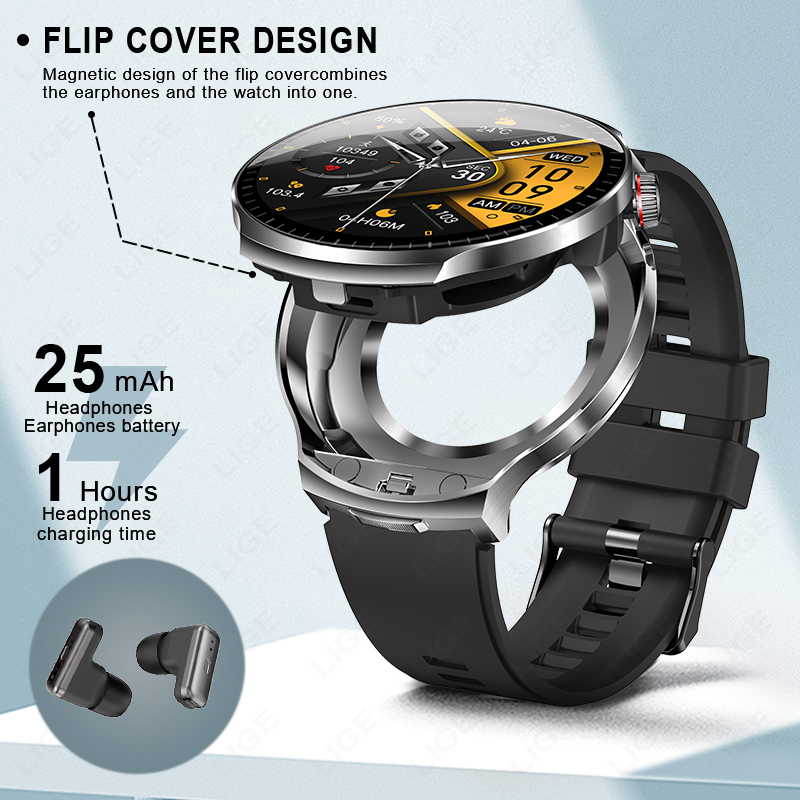 LIGE 2026 Novo Fone de Ouvido  - Smartwatch Noise Watches For Men avaliação e preço
