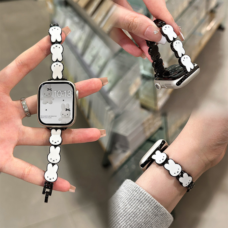 Pulseira de Couro Miffy Rabbit - Apple Watch Band avaliação e preço
