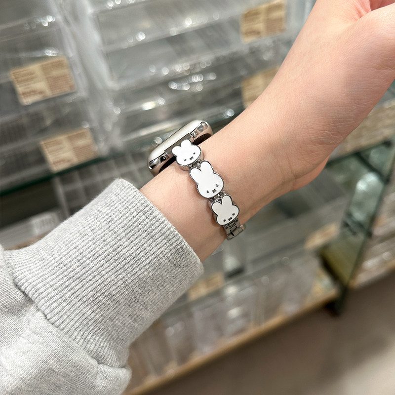 Pulseira de Couro Miffy Rabbit - Apple Watch Band avaliação e preço