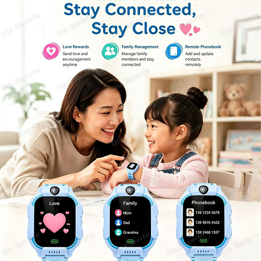 2027 Novo Relógio Inteligente  - Smartwatch Watches For Kid Boy With Alarm avaliação e preço