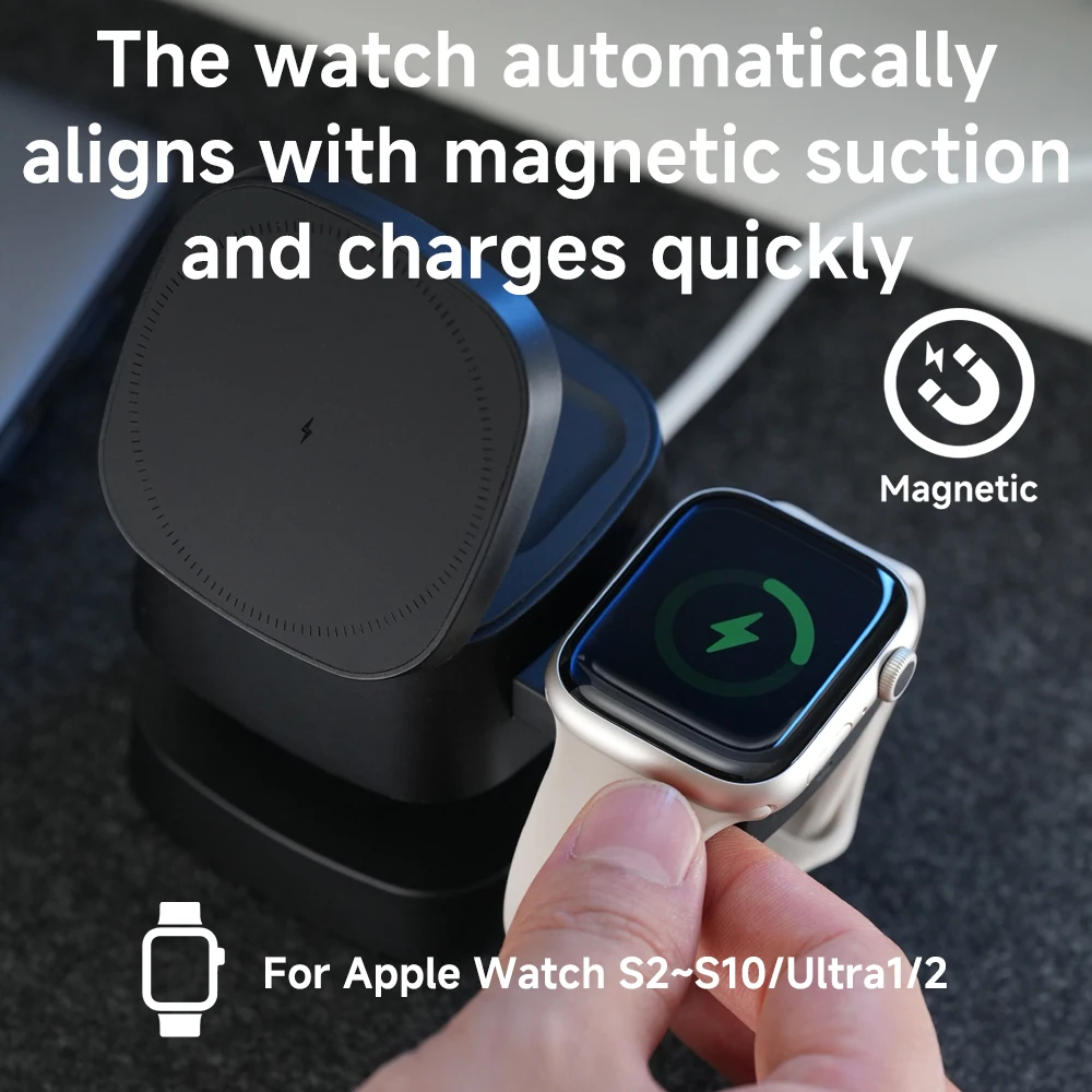 Carregador magnético 3 em 1 se - Watch 7 Smartwatch Iphone avaliação e preço