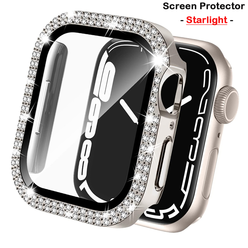Capa de diamante para apple wa - Iwatch Smartwatch Series 7 avaliação e preço