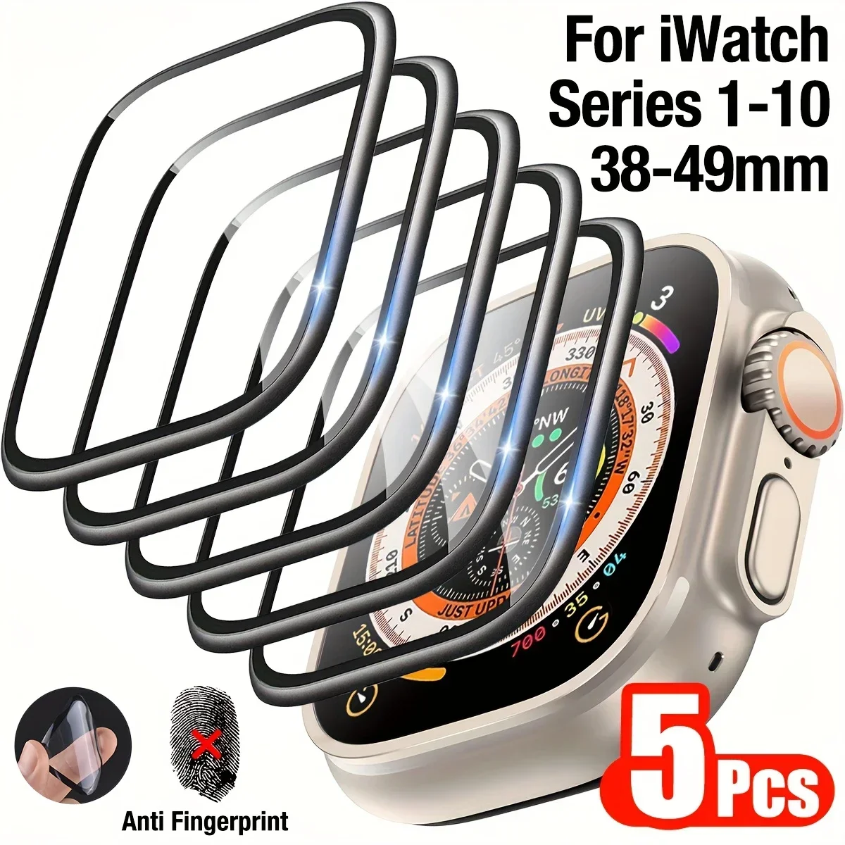1-5 pces filme anti-risco para - Apple Watch Band avaliação e preço