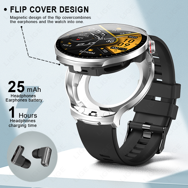 Relógio Inteligente 2 em 1 par - Smartwatch Noise Watches For Men avaliação e preço
