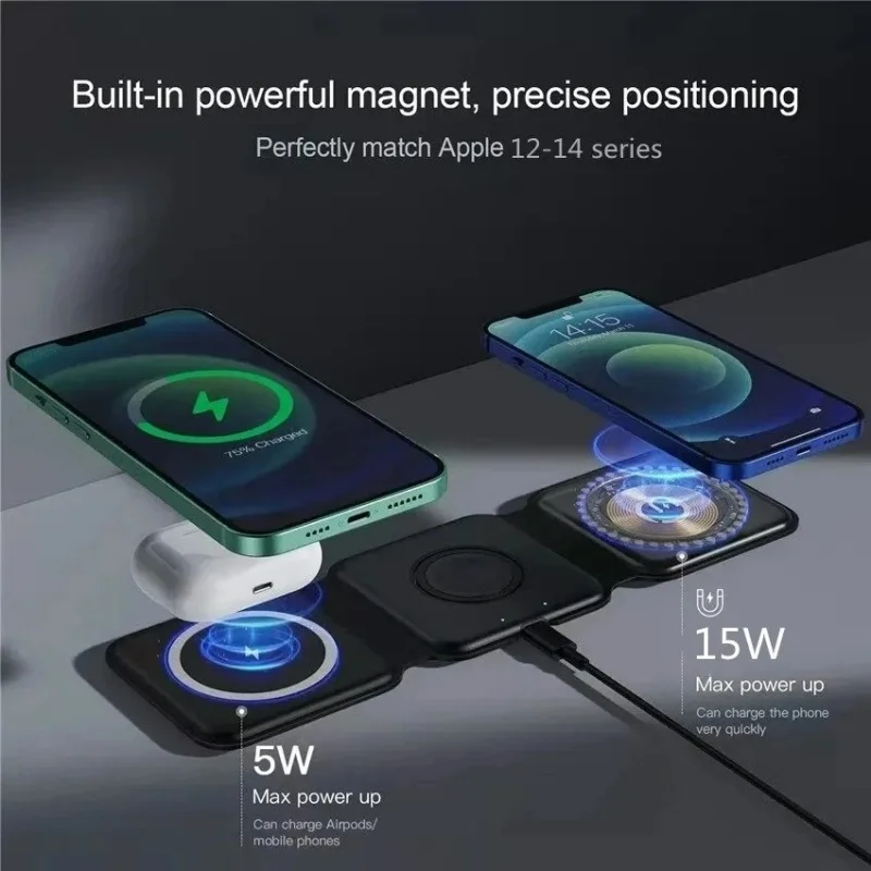 Carregador sem fio magnético p - Smartwatch Watches Compatible With Iphone avaliação e preço